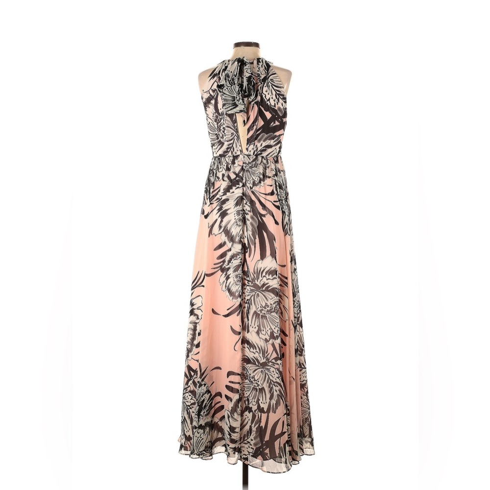 Eliza J Floral Chiffon Sleeveless Maxi Dress Size 2